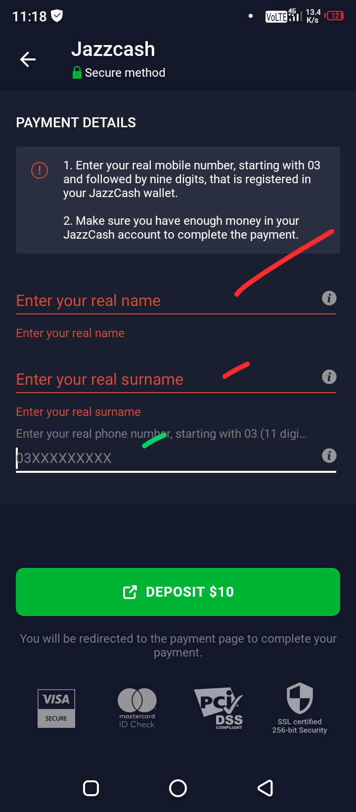 Deposit and Withdraw in IQ Option Using JazzCash in Pakistan